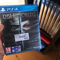 PS4 gioco DISHONORED 2 sigillato versione italiana