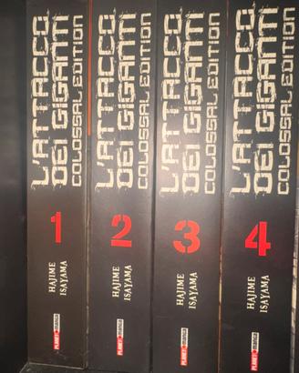 Manga Attacco dei giganti COLOSSAL ED. Completa