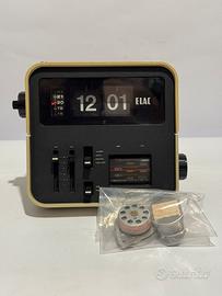 ELAC RD100 Radiosveglia Flip Clock Vintage Anni 70