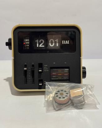 ELAC RD100 Radiosveglia Flip Clock Vintage Anni 70
