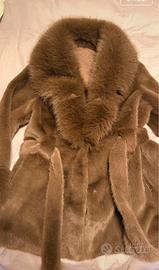 Eco pelliccia effetto visone S