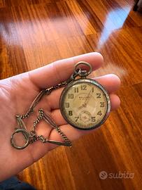 Orologio da tasca vintage SOLODA 4 jewels Ferrovie