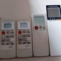 6 Telecomandi originali , 5 Mitsubishi + 1 Samsung