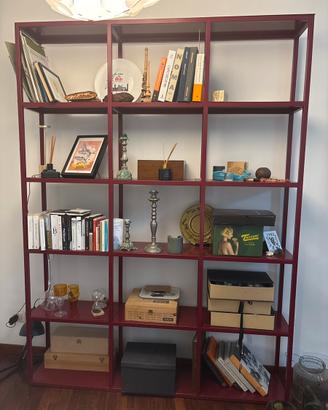 Libreria in ferro battuto