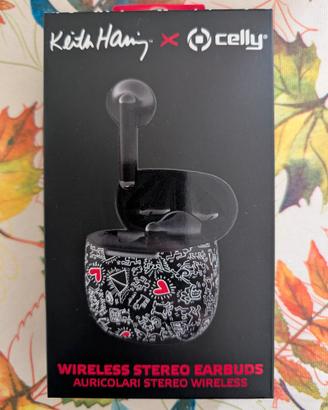 Keith Haring wireless earbuds
