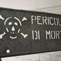 Cartello  vintage anni 60-70 