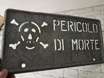 Cartello  vintage anni 60-70 