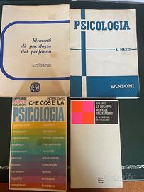 Lotto 4 libri psicologia Marzi,Piaget,Daco,Origlia