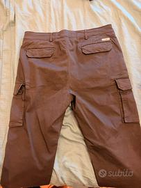Pantaloni cargo uomo  tg 48 marroni