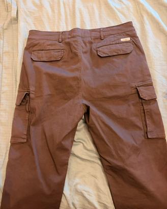 Pantaloni cargo uomo  tg 48 marroni