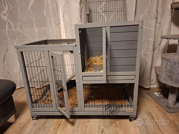 Gabbia recinto  casetta coniglio  roditori animali