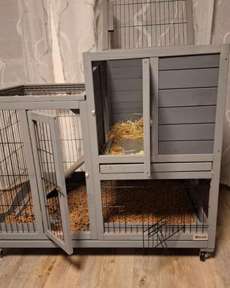 Gabbia recinto  casetta coniglio  roditori animali