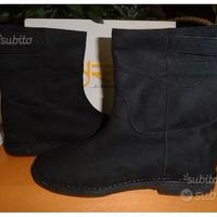 Stivaletti artigianali neri nuovi n. 40