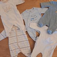 Lotto 5 tutine 0_3 mesi