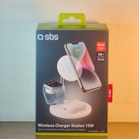 Stazione di ricarica wireless verticale 3 in 1