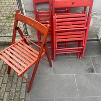 Sedie in legno per esterno