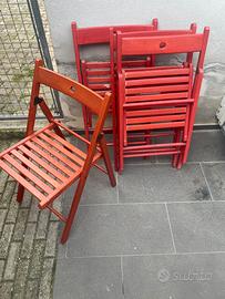 Sedie in legno per esterno