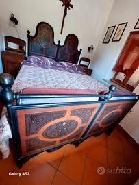 Letto Matrimoniale ferro battuto fine '800