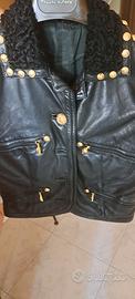 GILET IN PELLE VERA GIANNI VERSACE nn spedisco