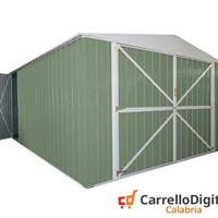 Box auto in Acciaio lamiera 360x514 verde scuro