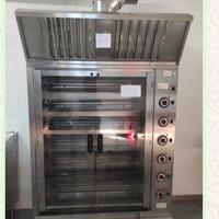 Arrostitore in acciaio per rosticceria