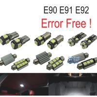 KIT 10 LAMPADE LED INTERNE BMW SERIE 3 E90 E91 E92