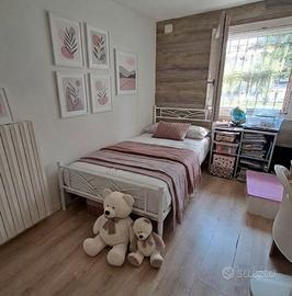 Struttura letto singolo in ferro
