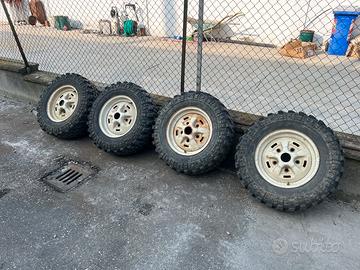 4 cerchi land rover defender + gomme