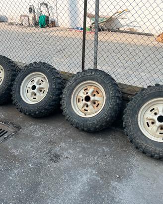 4 cerchi land rover defender + gomme