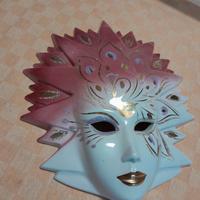 Maschera ceramica carnevale