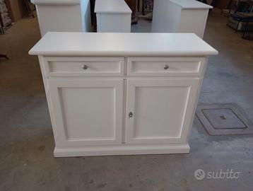 Credenza a 2 Ante Laccata Bianca NUOVA