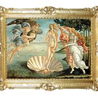 STAMPA NASCITA VENERE DI BOTTICELLI CORNICE 86X67