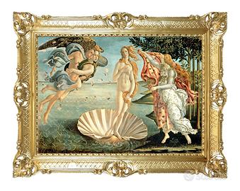 STAMPA NASCITA VENERE DI BOTTICELLI CORNICE 86X67
