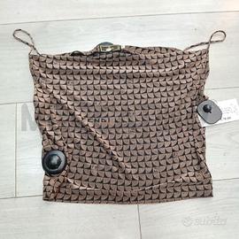 CANOTTA DONNA FENDI MONOGRAM NERO MARRONE