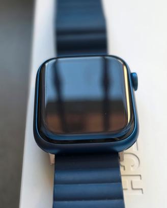 Apple Watch serie 7 - 45mm  GPS - blue aluminium