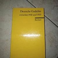 libro in tedesco: Deutsche Gedichte zwischen 1918