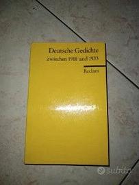 libro in tedesco: Deutsche Gedichte zwischen 1918