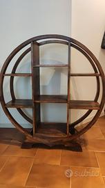 Libreria rotonda legno massiccio