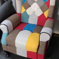 Poltrona relax patchwork