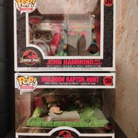 Funko Pop John Hammond gates Muldoon raptor hunt