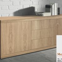 Mobili Rustici Credenza cd 212M Legno Moderna