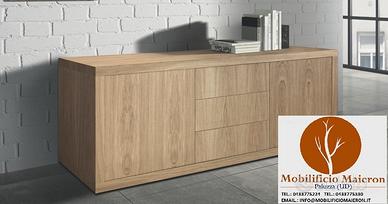 Mobili Rustici Credenza cd 212M Legno Moderna