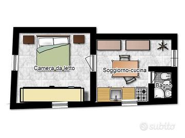 BILOCALE- Firenze isolotto- LIBERO DA SUBITO