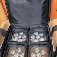 FARI PAR LED SMART LUCI RGBWA-UV Batteria DMX 