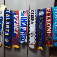 lotto sciarpe calcio 10 pezzi