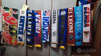 lotto sciarpe calcio 10 pezzi