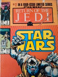 2 Fumetti Marvel Star Wars 77 + Return of the Jedi