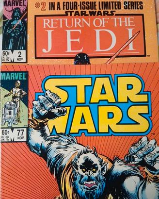 2 Fumetti Marvel Star Wars 77 + Return of the Jedi