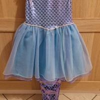 Vestito da sirena taglia 4 - 6 anni