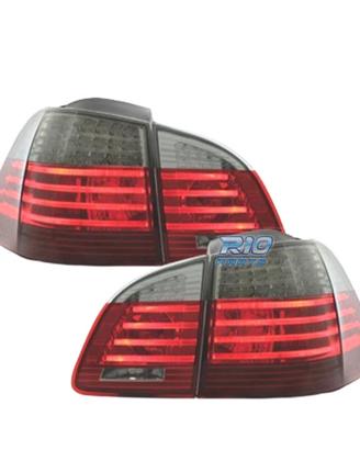 FANALI BMW E61 03-07 LIGHT BAR ROSSO AFFUMICATO